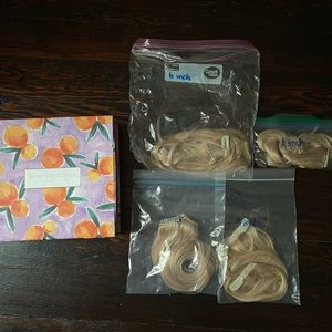 Barefoot Blonde Full Set 18 Sandy Blonde Hair Extensions Uncut